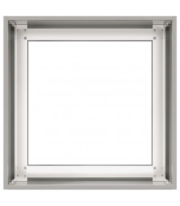 vidaXL Planter 40x40x40 cm Stainless Steel — Size: 40 x 40 x 40 cm