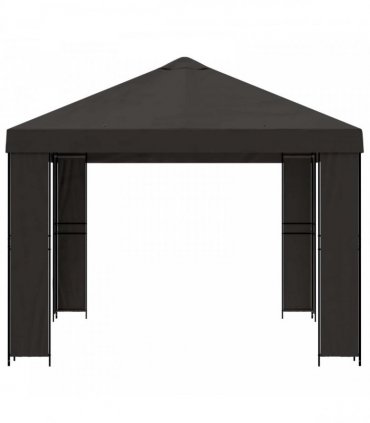 vidaXL Gazebo 4 x 3 m Anthracite Polyester and Steel 190 gsm — Model: without sidewall