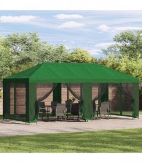 vidaXL 6 x 3 m Green Polyester and Steel 190 — V0672157713