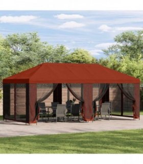 vidaXL 6 x 3 m Terracotta Polyester and Steel 190