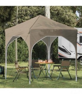 vidaXL Pop-up Party Tent 194 x 194 x 245 cm Cream — Model: without sidewall
