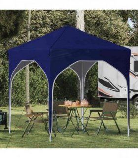 vidaXL Pop-up Party Tent 194 x 194 x 245 cm Blue — Model: without sidewall