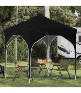 vidaXL Pop-up Party Tent 194 x 194 x 245 cm Black — Model: without sidewall