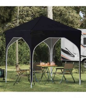 vidaXL Pop-up Party Tent 194 x 194 x 245 cm Antracite — Colour: Anthracite, Model: without sidewall