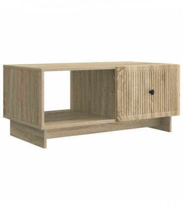 vidaXL Coffee Table Sonoma Oak 90 x 50 x 40 cm Engineered Wood — V0672158092