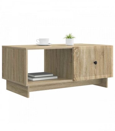 vidaXL Coffee Table Sonoma Oak 90 x 50 x 40 cm Engineered Wood — V0672158092