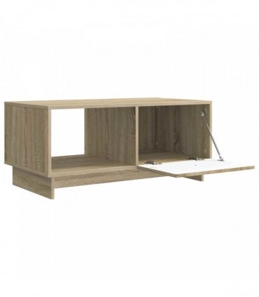 vidaXL Coffee Table Sonoma Oak 90 x 50 x 40 cm Engineered Wood — V0672158092
