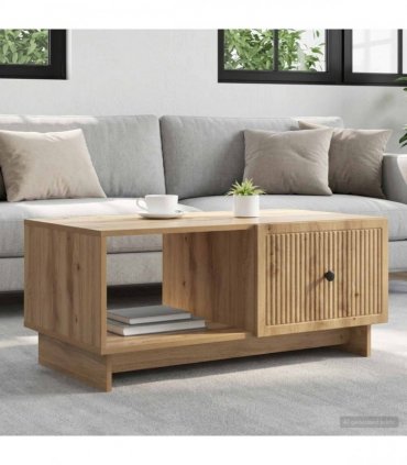 vidaXL Coffee Table Artisan Oak 90 x 50 x 40 cm Engineered Wood — V0672158093