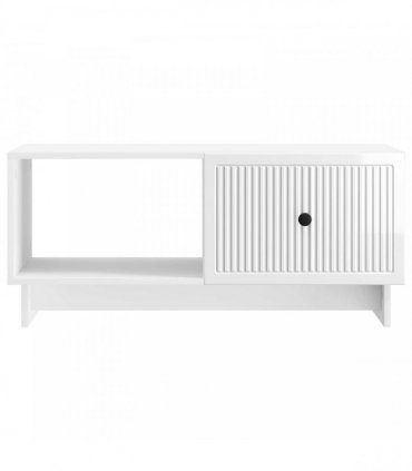vidaXL Coffee Table High Gloss White 90 x 50 x 40 cm Engineered Wood — V0672158094
