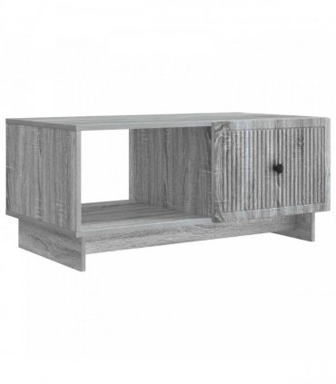 vidaXL Coffee Table Grey Sonoma 90 x 50 x 40 cm Engineered Wood — V0672158097
