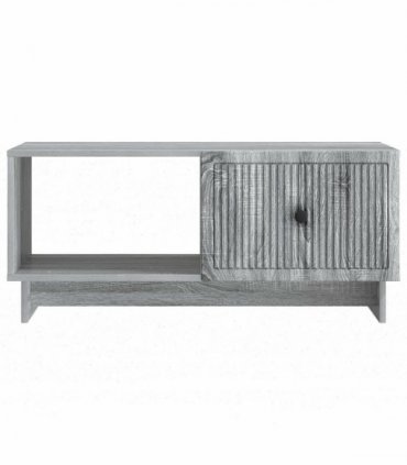 vidaXL Coffee Table Grey Sonoma 90 x 50 x 40 cm Engineered Wood — V0672158097