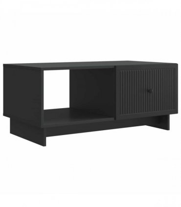 vidaXL Coffee Table Black 90 x 50 x 40 cm Engineered Wood — V0672158098