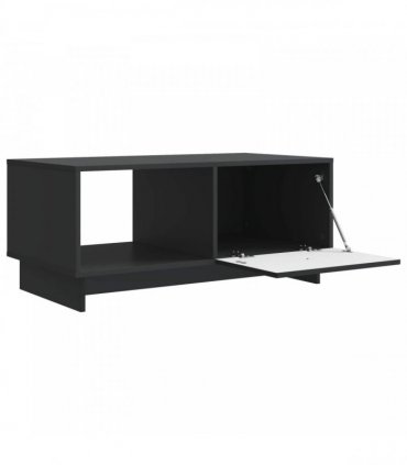 vidaXL Coffee Table Black 90 x 50 x 40 cm Engineered Wood — V0672158098