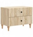 vidaXL Bedside Cabinet Sonoma Oak 62 x 34.5 x 48 cm Engineered Wood