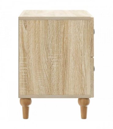 vidaXL Bedside Cabinet Sonoma Oak 62 x 34.5 x 48 cm Engineered Wood