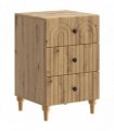 vidaXL Bedside Cabinet Artisan Oak 43x 41 x 66.5 cm Engineered Wood