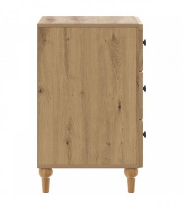 vidaXL Bedside Cabinet Artisan Oak 43x 41 x 66.5 cm Engineered Wood