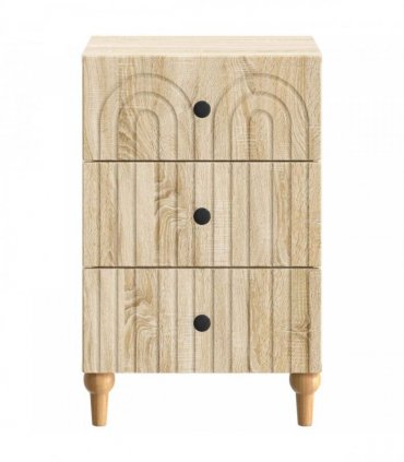 vidaXL Bedside Cabinet Sonoma Oak 43x 41 x 66.5 cm Engineered Wood