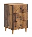 vidaXL Bedside Cabinet Old Wood 43x 41 x 66.5 cm Engineered Wood