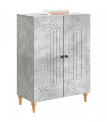 vidaXL Sideboard Concrete Grey 66 x 34.5 x 90 cm Engineered Wood — V0672158119