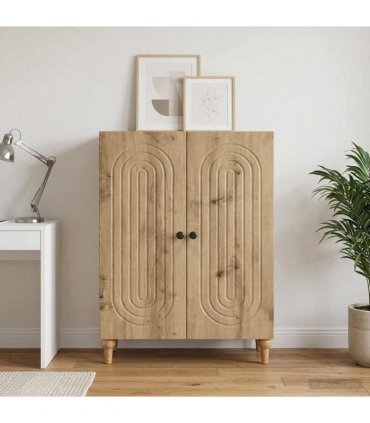 vidaXL Sideboard Artisan Oak 66 x 34.5 x 90 cm Engineered Wood — V0672158120