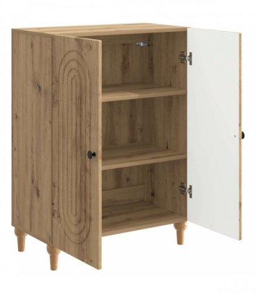 vidaXL Sideboard Artisan Oak 66 x 34.5 x 90 cm Engineered Wood — V0672158120
