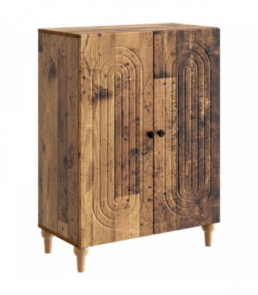 vidaXL Sideboard Old Wood 66 x 34.5 x 90 cm Engineered Wood — V0672158122