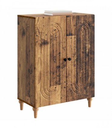 vidaXL Sideboard Old Wood 66 x 34.5 x 90 cm Engineered Wood — V0672158122