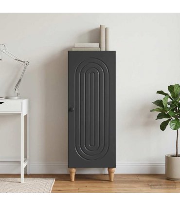 vidaXL Sideboard Black 33 x 34.5 x 90 cm Engineered Wood — V0672158125