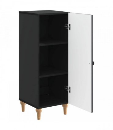 vidaXL Sideboard Black 33 x 34.5 x 90 cm Engineered Wood — V0672158125