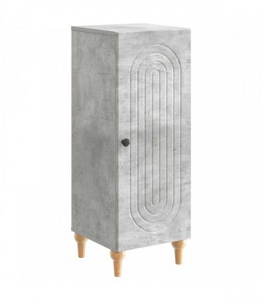 vidaXL Sideboard Concrete Grey 33 x 34.5 x 90 cm Engineered Wood — V0672158127