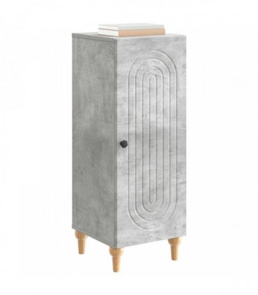 vidaXL Sideboard Concrete Grey 33 x 34.5 x 90 cm Engineered Wood — V0672158127