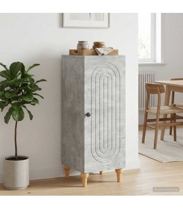 vidaXL Sideboard Concrete Grey 33 x 34.5 x 90 cm Engineered Wood — V0672158127