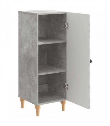 vidaXL Sideboard Concrete Grey 33 x 34.5 x 90 cm Engineered Wood — V0672158127
