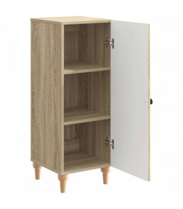 vidaXL Sideboard Sonoma Oak 33 x 34.5 x 90 cm Engineered Wood — V0672158128