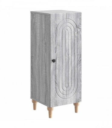 vidaXL Sideboard Grey Sonoma 33 x 34.5 x 90 cm Engineered Wood — V0672158129