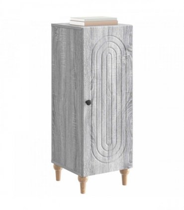vidaXL Sideboard Grey Sonoma 33 x 34.5 x 90 cm Engineered Wood — V0672158129