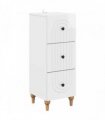 vidaXL Drawer Cabinet High Gloss White 33 x 34.5 x 90 cm — V0672158147
