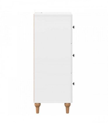 vidaXL Drawer Cabinet High Gloss White 33 x 34.5 x 90 cm — V0672158147