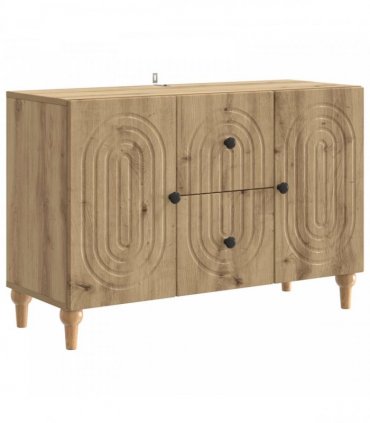 vidaXL TV Cabinet Artisan Oak 89 x 34.5 x 60 cm Engineered Wood