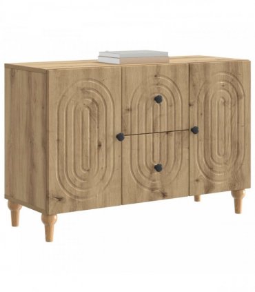 vidaXL TV Cabinet Artisan Oak 89 x 34.5 x 60 cm Engineered Wood