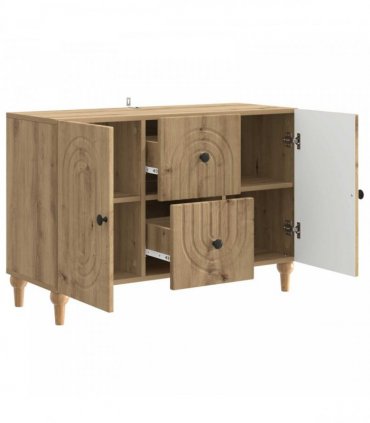 vidaXL TV Cabinet Artisan Oak 89 x 34.5 x 60 cm Engineered Wood