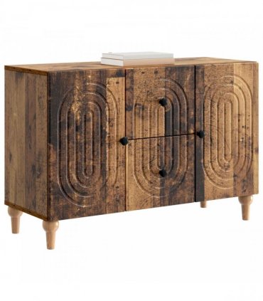 vidaXL TV Cabinet Old Wood 89 x 34.5 x 60 cm Engineered Wood