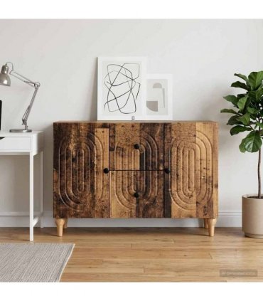 vidaXL TV Cabinet Old Wood 89 x 34.5 x 60 cm Engineered Wood