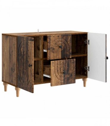 vidaXL TV Cabinet Old Wood 89 x 34.5 x 60 cm Engineered Wood