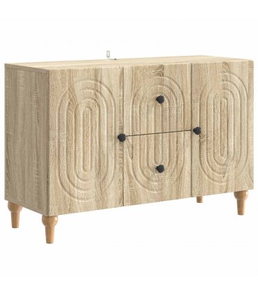 vidaXL TV Cabinet Sonoma Oak 89 x 34.5 x 60 cm Engineered Wood