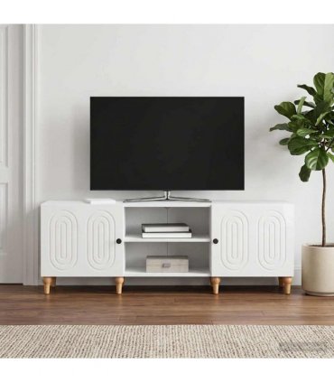 vidaXL TV Cabinet High Gloss White 150 x 31 x 50 cm Engineered Wood — V0672158179