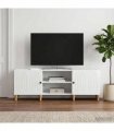 vidaXL TV Cabinet High Gloss White 150 x 31 x 50 cm Engineered Wood — V0672158179