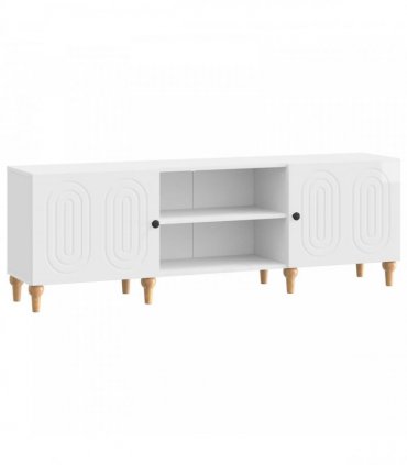 vidaXL TV Cabinet High Gloss White 150 x 31 x 50 cm Engineered Wood — V0672158179