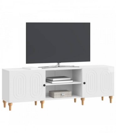 vidaXL TV Cabinet High Gloss White 150 x 31 x 50 cm Engineered Wood — V0672158179